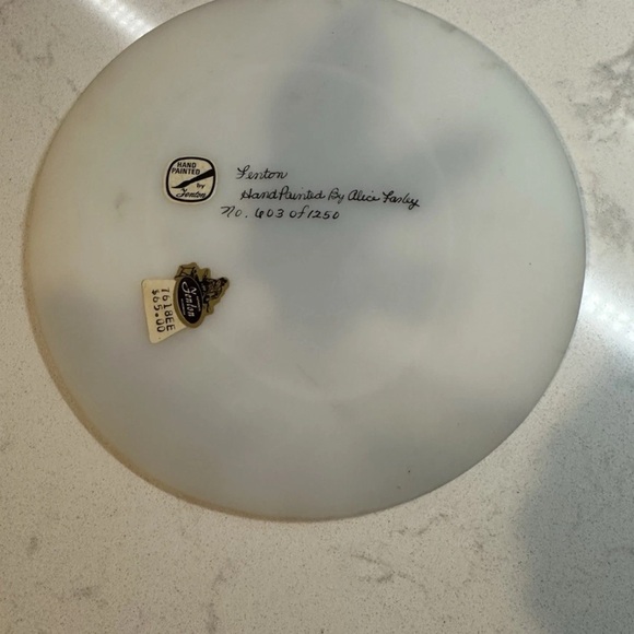 Fenton Art Glass Hand Signed Painted LE 603/1250 RARE Majestic Eagle Flight 1984 - Picture 2 of 4